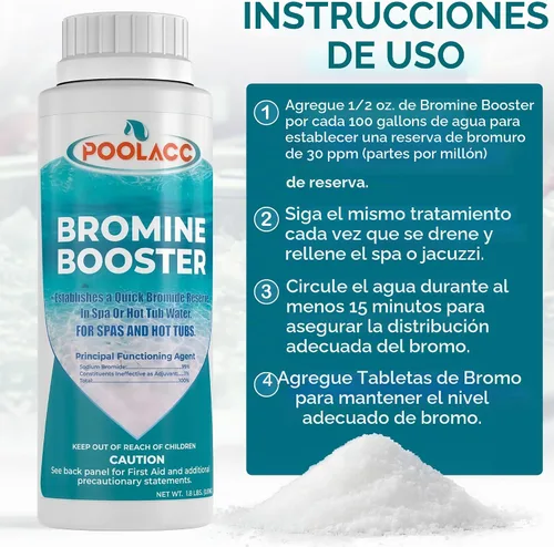 Vista 7 de Potenciador de bromo de 1.8 libras para jacuzzis y spas