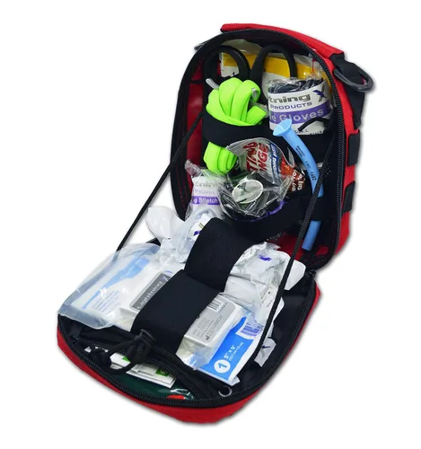 Vista 6 de Lightning X Kit de Control de Trauma/Hemorragia por Herida de Bala en Bolsa MOLLE IFAK - TAN Desert Tan