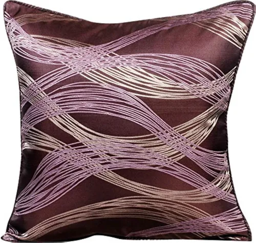 Vista 9 de The HomeCentric Funda de almohada personalizada, fundas de almohada moradas, fundas de cojín florales modernas, fundas de almohada de 12 x 12