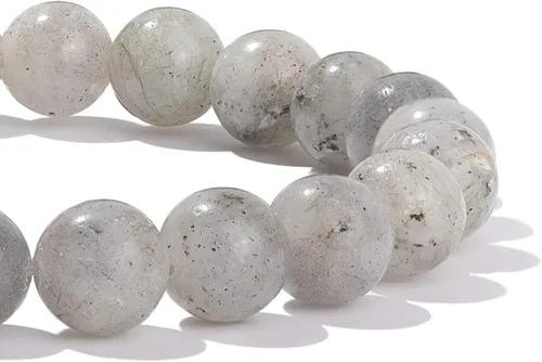 Vista 8 de Juego de pulseras de cuentas para hombre de 0.315 in y 0.157 in de piedras preciosas curativas trenzadas con dije de circonita cúbica, pulsera