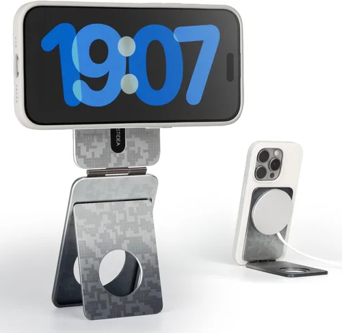 Vista 14 de IST IDEA - Trípode Magsafe para iPhone, aleación de aluminio ligero, ajuste de ángulo e imanes fuertes, trípode compatible con 17/16/15/14/13/12