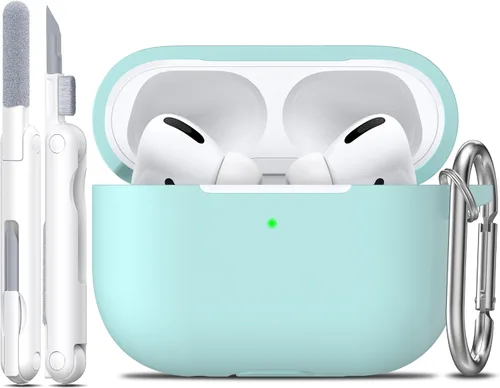Vista 72 de R-fun for AirPods 2nd/1st Case Silicone Cover, Banana Violet Violeta plátano
