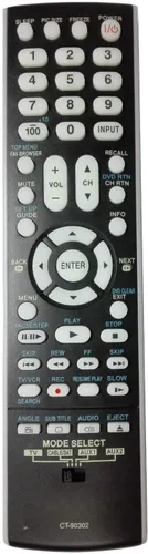 Vista 2 de Mando a distancia universal para televisores Toshiba, control remoto de repuesto para todos los televisores Toshiba LCD LED 3D HDTV 4K UHD Smart TV