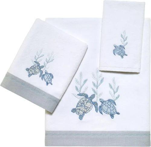 Vista 15 de Avanti Linens By The Sea toalla de baño mineral