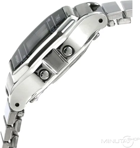 Vista 6 de Timex Women's Digital Quartz Watch with Stainless Steel Strap
