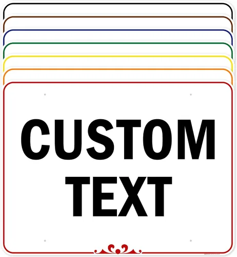 Vista 17 de My Sign Center (Prestige) - Letrero personalizado, para negocios, uso en interiores y exteriores, 7 x 10 pulgadas, libre de óxido, aluminio 040