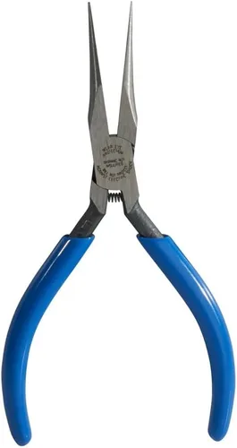 Vista 2 de Klein Tools Alicates Linemans D335-51/2C, cortadores laterales de punta de aguja, con resorte, 5 pulgadas, extra delgados
