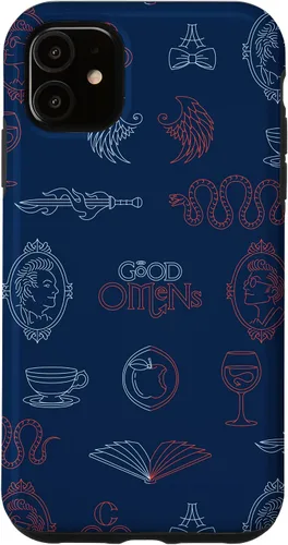 Vista 8 de iPhone 16 Good Omens - Funda Símbolos