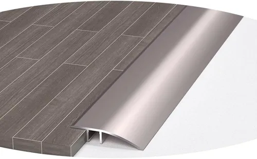Vista 7 de HCZION 1 tira de umbral para puerta, tira de transición de aluminio, tira de transición de piso, rampa de umbral de alfombra, reductor de umbrales