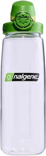 Vista 15 de Nalgene Sustain Tritan Botella de Agua On The Fly Sin BPA Fabricada con Material Derivado del 50% de Residuos Plásticos, 24 OZ, Azul con Aqua