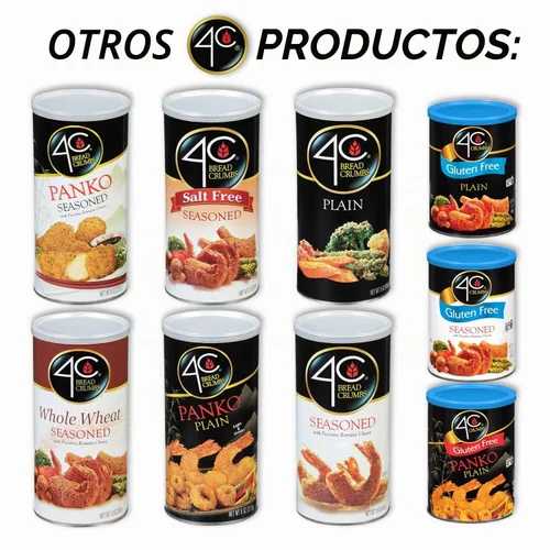 Vista 7 de 4C Premium - Migas de pan sin gluten, sazonadas, 12 onzas (paquete de 1)