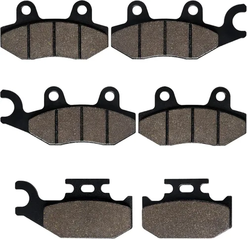 Vista 8 de LOCOPOW Pastillas de freno Rhino 660 700 Delanteras y traseras para Yamaha YXR660 4x4 2004-2007 Raptor 700 700R YFM700 2006-2012 Rhino 450 YXR450