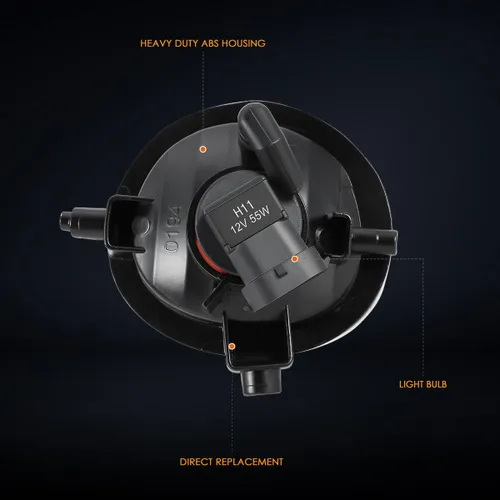Vista 5 de Lámparas antiniebla para parachoques delantero compatibles con Mazda 2/3/5/6/MX-5 04-16, lente transparente