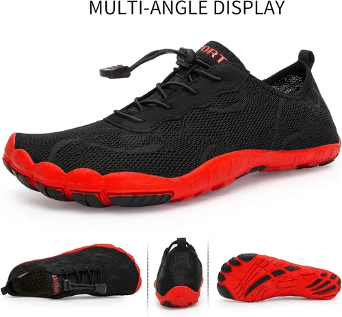 Vista 5 de Zapatos de agua para hombre y mujer de secado rápido para playa natación descalzo piscina agua calcetines zapatos para surf buceo senderismo