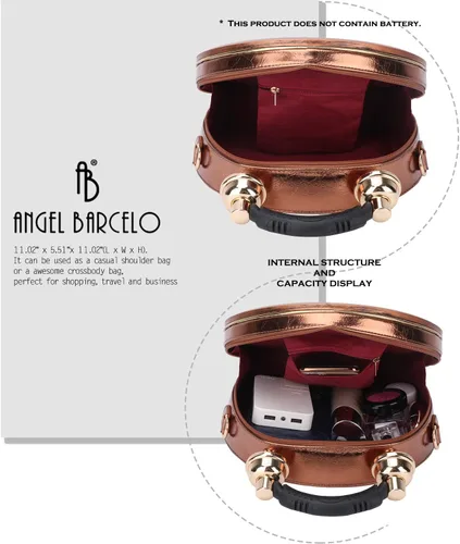 Vista 5 de Angel Barcelo Bolso cruzado y bolsos para mujer, bolso de hombro de moda para mujer