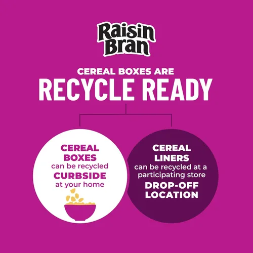 Vista 9 de Kellogg's Raisin Bran Crunch Breakfast Cereal, Good Source of Fiber, Giant Size, 24.5 oz
