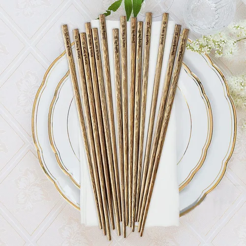 Vista 5 de Juego de palillos de madera personalizados, palillos reutilizables personalizados, regalos de boda, regalos para ella, él, mujeres, sushi asiático