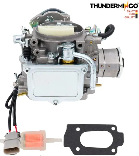 Vista 9 de Carburador para motor Nissan Pickup 720 2.4L Z24 para Nissan Bluebird Caravan Datsun Atras Truck Vanette Panel Van 1983-1986, Reemplazo