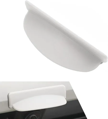 Vista 8 de Protector de lluvia para cámara de respaldo de automóvil, cubierta de silicona para cámara de visión trasera, protector impermeable para mayor Negro