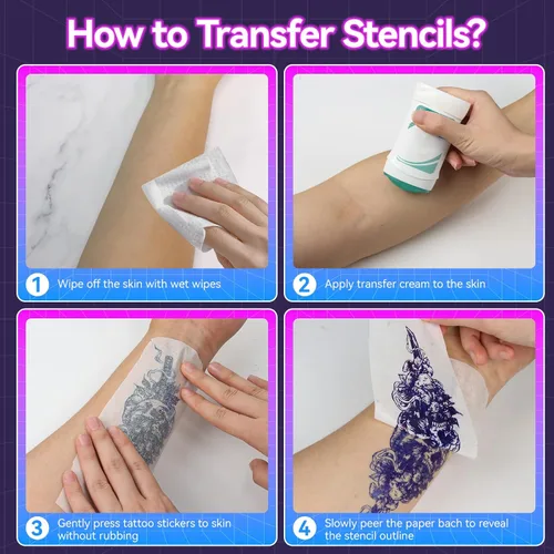 Vista 6 de Impresora de plantillas de tatuaje PeriPage Pino, máquina de transferencia