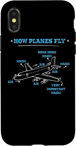 Vista 5 de Regalo de avión para pilotos y nerds de aviación - Funda Wie para iPhone 17