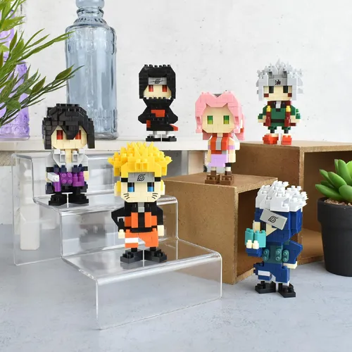 Vista 3 de Nanoblock - Naruto Shippuden - Itachi Uchiha, kit de construcción de la serie nanoblock Character Collection