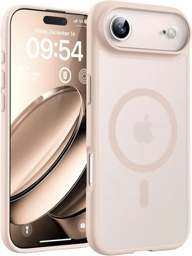 Vista 164 de TOCOL Funda para iPhone 11, compatible con Magsafe, protección completa de cámara, imanes integrados, protección contra caídas, funda translúcida