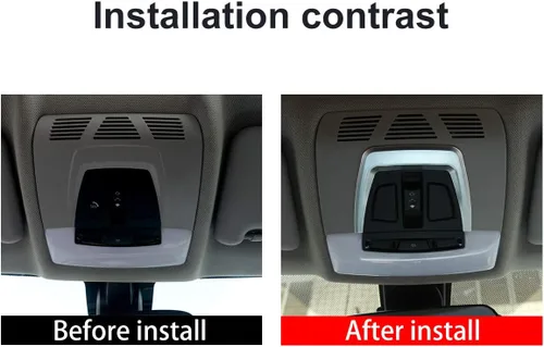 Vista 2 de YIWANG Panel de control de luz para techo corredizo de coche, marco para BMW 1 2 3 4 Series F20 F21 F22 F30 F31 F34 F32 F36 X5 F15 X6 F16 X2 F47