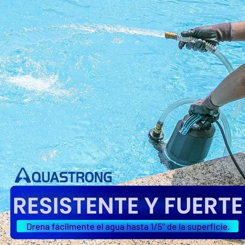 Vista 3 de AQUASTRONG Bomba de sumidero de 1 HP Bomba de agua sumergible de 4500 GPH