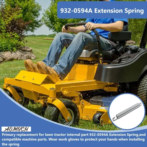Vista 3 de 932-0594A - Resorte de extensión para MTD 46" piezas de cubierta de cortacésped 732-0594A