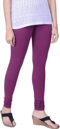 Vista 46 de ladyline Leggings Churidar elásticos de algodón para mujer Extra largos de longitud completa de cintura alta Talla regular y grande Pantalones