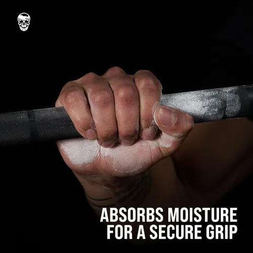 Vista 6 de Gymreapers Tiza para gimnasio, tiza en polvo atlética para máximo agarre, tiza de carbonato de magnesio para levantamiento de potencia