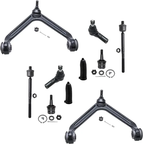 Vista 7 de Detroit Axle - Kit de suspensión delantera de 10 piezas para Chevrolet Trailblazer GMC Envoy 2004-2007 2005 2006 Soportes de brazo de control
