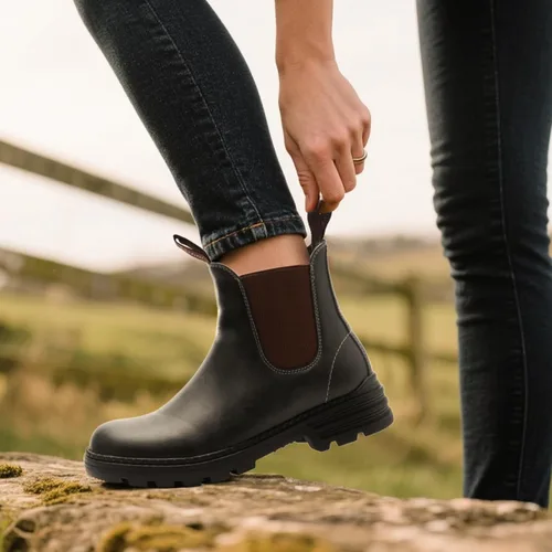 Vista 2 de Cestfini Botas de senderismo Chelsea al aire libre para mujer