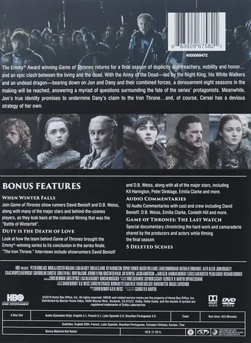 Vista 2 de Game of Thrones S8 (DVD)
