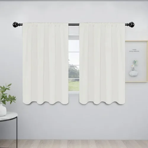 Vista 52 de Easy-Going - Cortinas opacas con bolsillo para varilla para dormitorio, cortinas de ventana para oscurecer la habitación para sala de estar