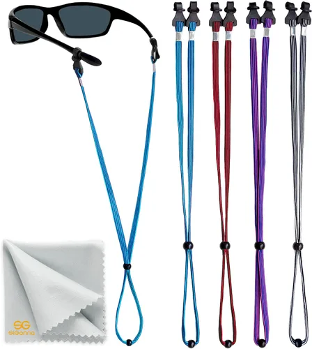 Vista 11 de SIGONNA Eye Glasses String Holder Straps - Sports Sunglasses Strap for Men Women - Eyeglass Holders Around Neck