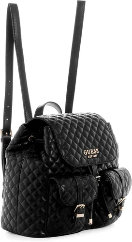 Vista 2 de GUESS Mochila Adam Flap, color negro, Negro