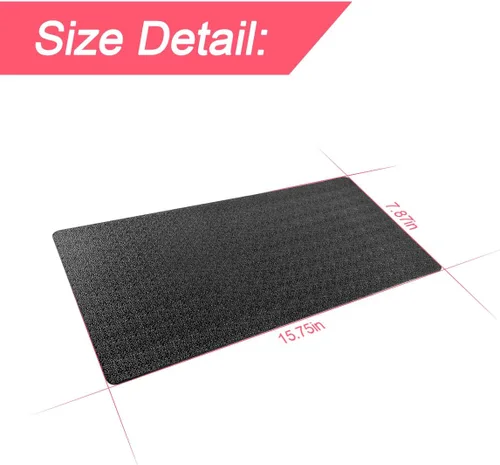 Vista 2 de Almohadilla adhesiva antideslizante para salpicadero de automóvil, 15.7" x 7.8" alfombrilla de goma antideslizante resistente al calor, accesorios