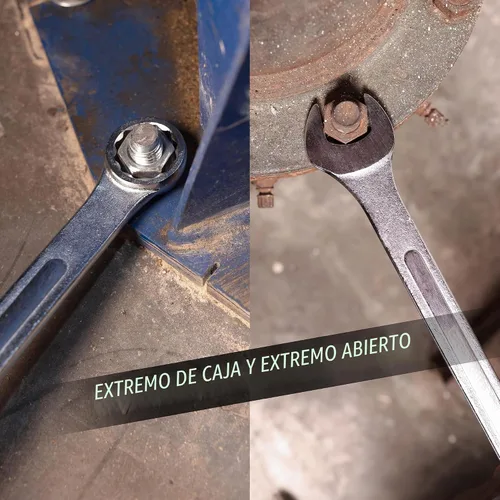 Vista 7 de OEMTOOLS 22101 Juego de llaves combinadas SAE Jumbo de 5 piezas, juego de llaves combinadas grandes, tamaños SAE