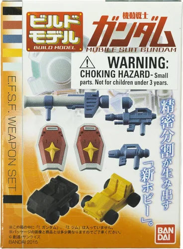 Vista 2 de E.F.S.F. Juego de armas: Gundam Build Model Eraser Micro-Figure Series #1