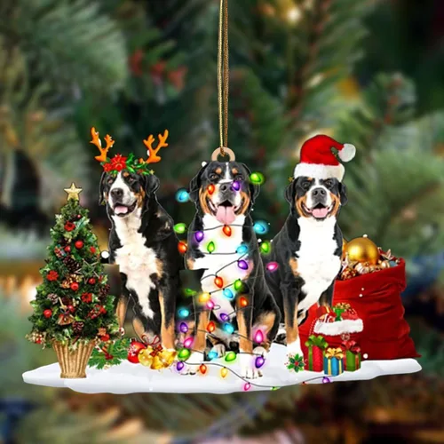 Vista 80 de Nazenti Adorno de Navidad personalizado con amigos Affenpinscher – Adorno de perro personalizado para amantes de las mascotas, acrílico plano