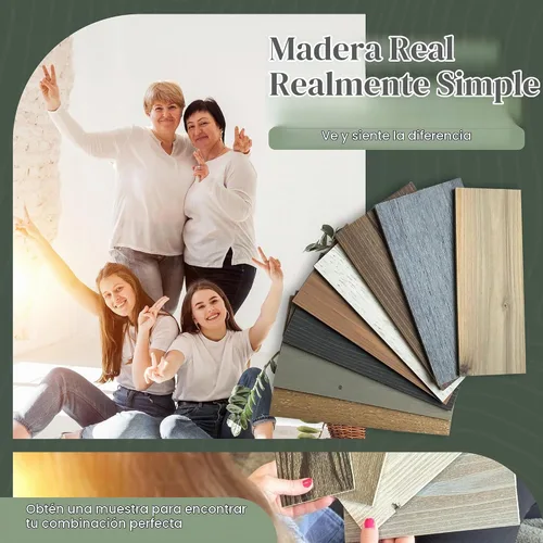 Vista 6 de Timberchic Paneles de Pared de Madera Recuperada – Tablones de Despegar y Pegar para Paredes de Acento – Paquete de Muestra de Decoración Rústica