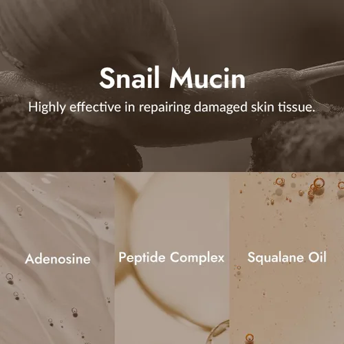 Vista 3 de Crema para ojos [Mizon] Snail Repair (0.50 onzas líquidas).