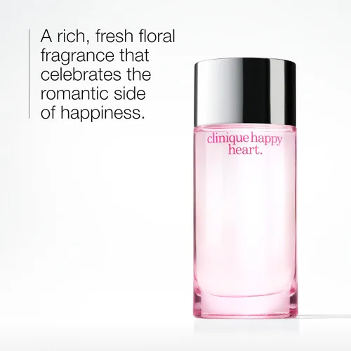 Vista 3 de Clinique Happy Heart Eau de Parfum Spray Notes of Mandarin, Cucumber, Yellow Primrose, Water Hyacinth + Blonde Wood Perfumes for Women