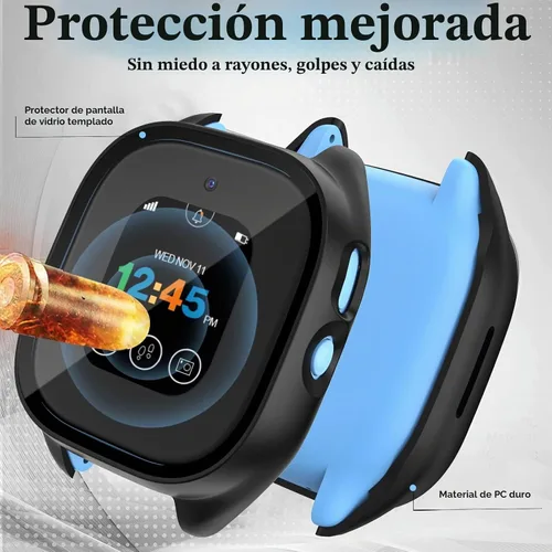 Vista 3 de 2 fundas protectoras de pantalla compatibles con Verizon Gizmo negro*2