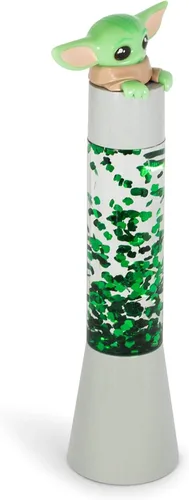Vista 3 de Robe Factory Star Wars The Mandalorian, The Child 14 pulgadas 3D Top Glitter Motion Lamp Light