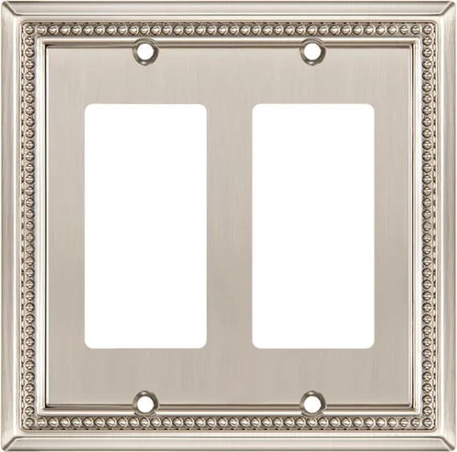 Vista 135 de Henne Bery Sunken Pearls Placa de Pared Decorativa de Servicio Pesado Placa de Interruptor Cubierta de Tomacorriente
