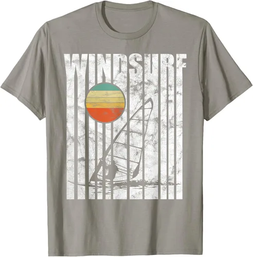 Vista 26 de Camiseta vintage de windsurf con regalo vintage de windsurf, Negro, S