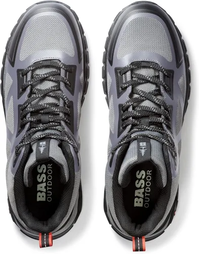 Vista 8 de BASS OUTDOOR Peak - Botas de senderismo sin costuras para hombre